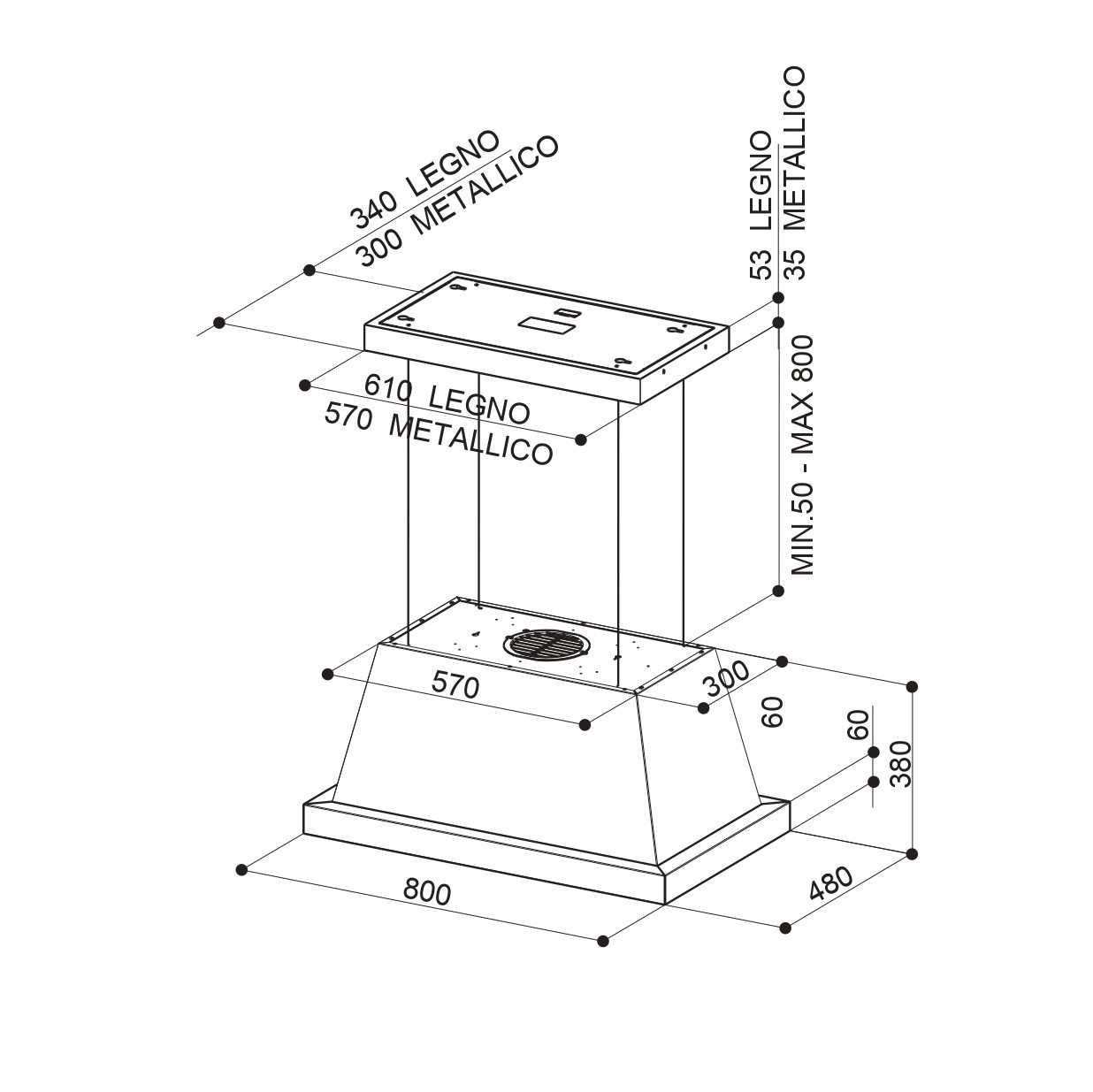 Faber THEAISOLADG Saarekeliesituuletin – kuva 4