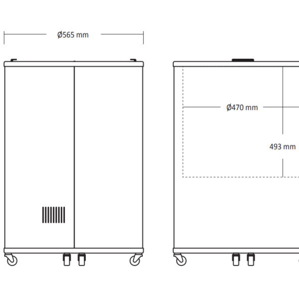 Scandomestic TK86BE Tynnyrijääkaappi – kuva 1