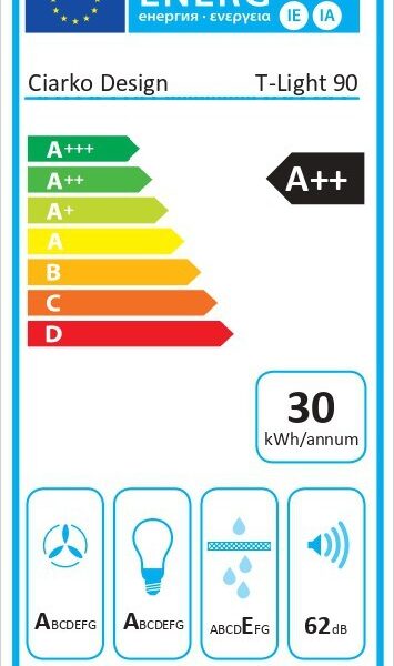 Ciarko Design TLIGHT90 Liesituuletin – kuva 4