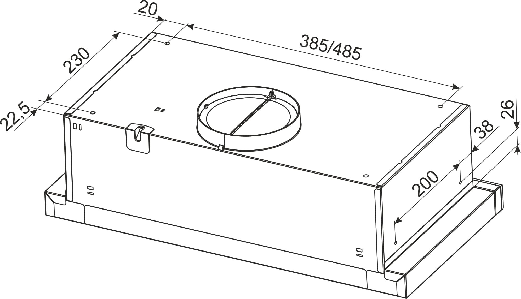 Eleyus TLS60BL960 Liesituuletin – kuva 4