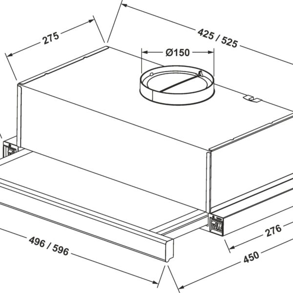 Eleyus TLS60WH960 Liesituuletin – kuva 3