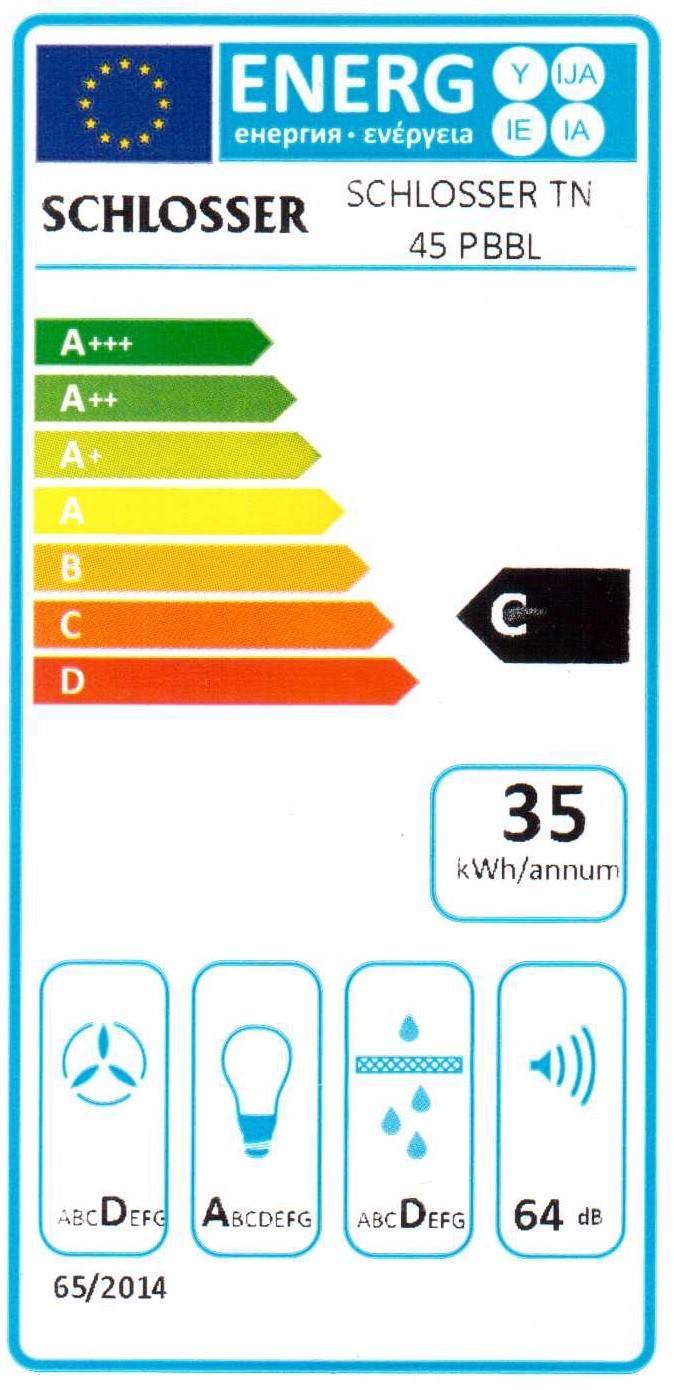 Schlosser TN45PBWH Liesituuletin – kuva 2