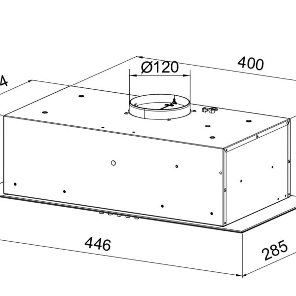 Schlosser TN45PBWH Liesituuletin – kuva 1