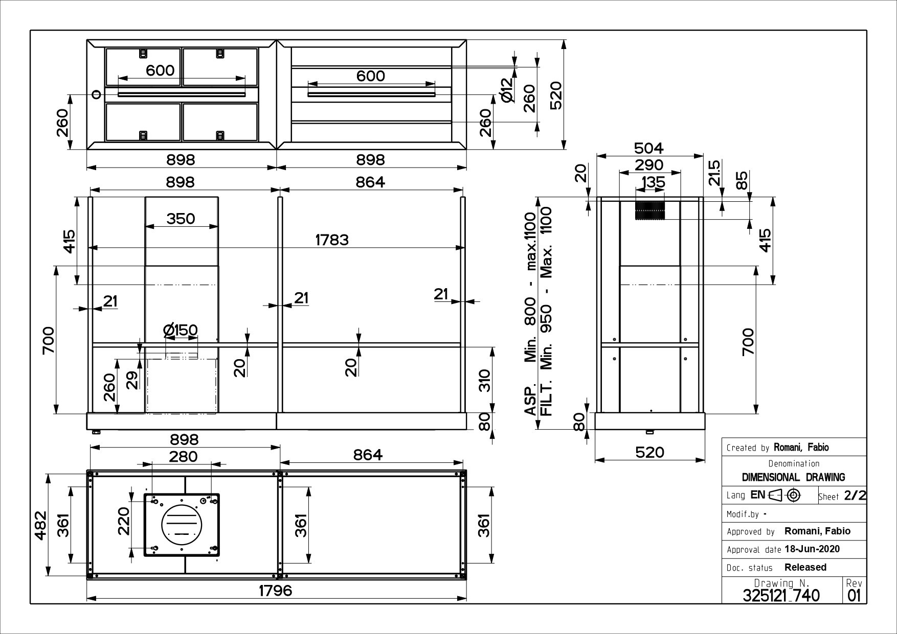 Faber TSHELFTITANIUM Saarekeliesituuletin – kuva 3