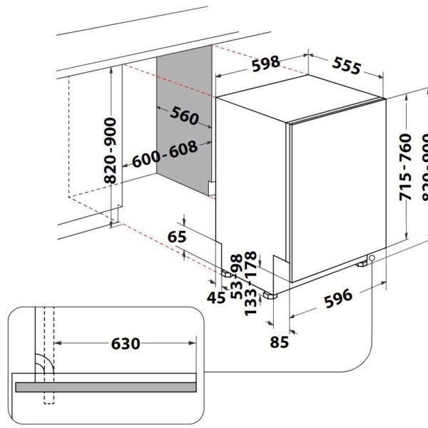 Whirlpool W8IHT58T Astianpesukone – kuva 1
