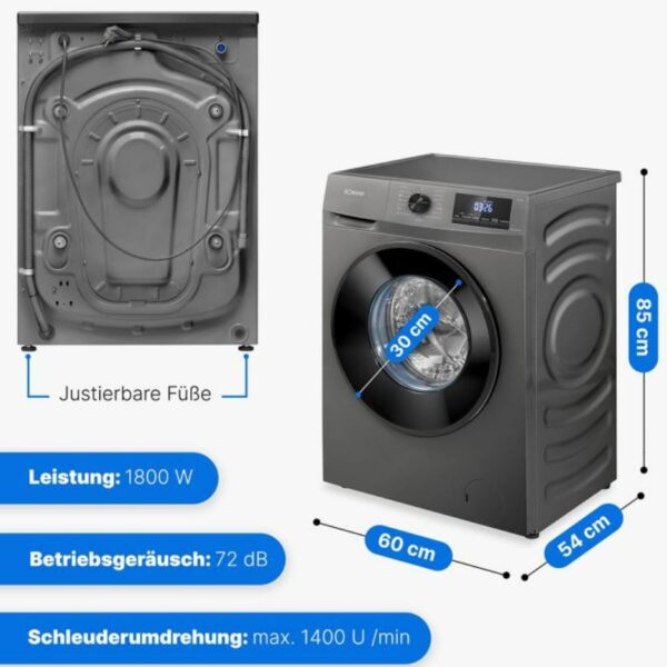 Bomann WA7185T Pyykinpesukone – kuva 4