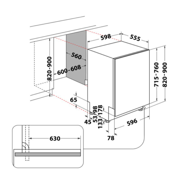 Whirlpool WH8IPB14AM6L0 Astianpesukone – kuva 4