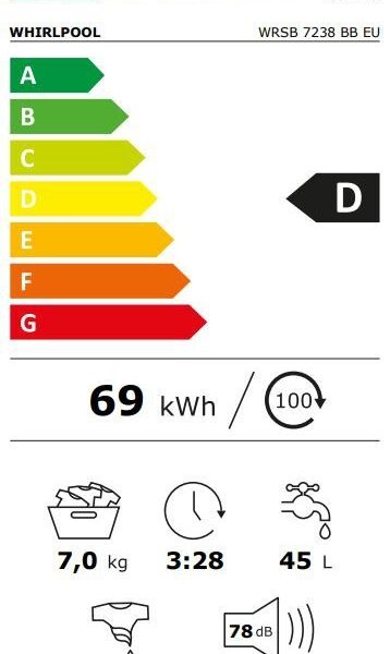 Whirlpool WRSB7238BBEU Pyykinpesukone – kuva 4