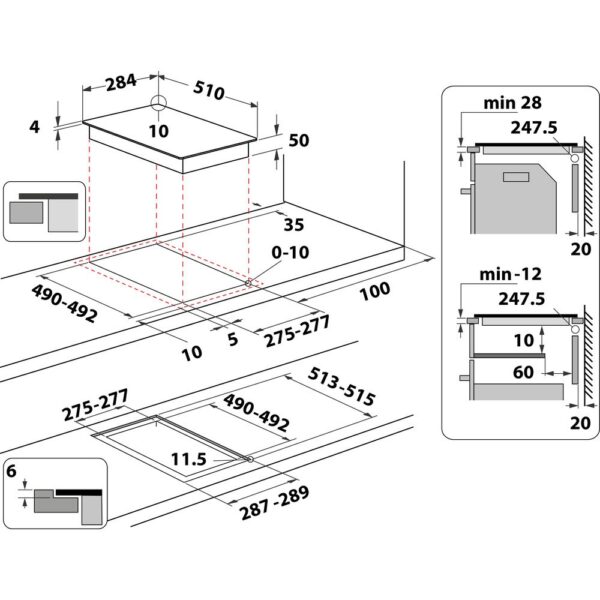 Whirlpool WSQ0530N Induktioliesitaso – kuva 2