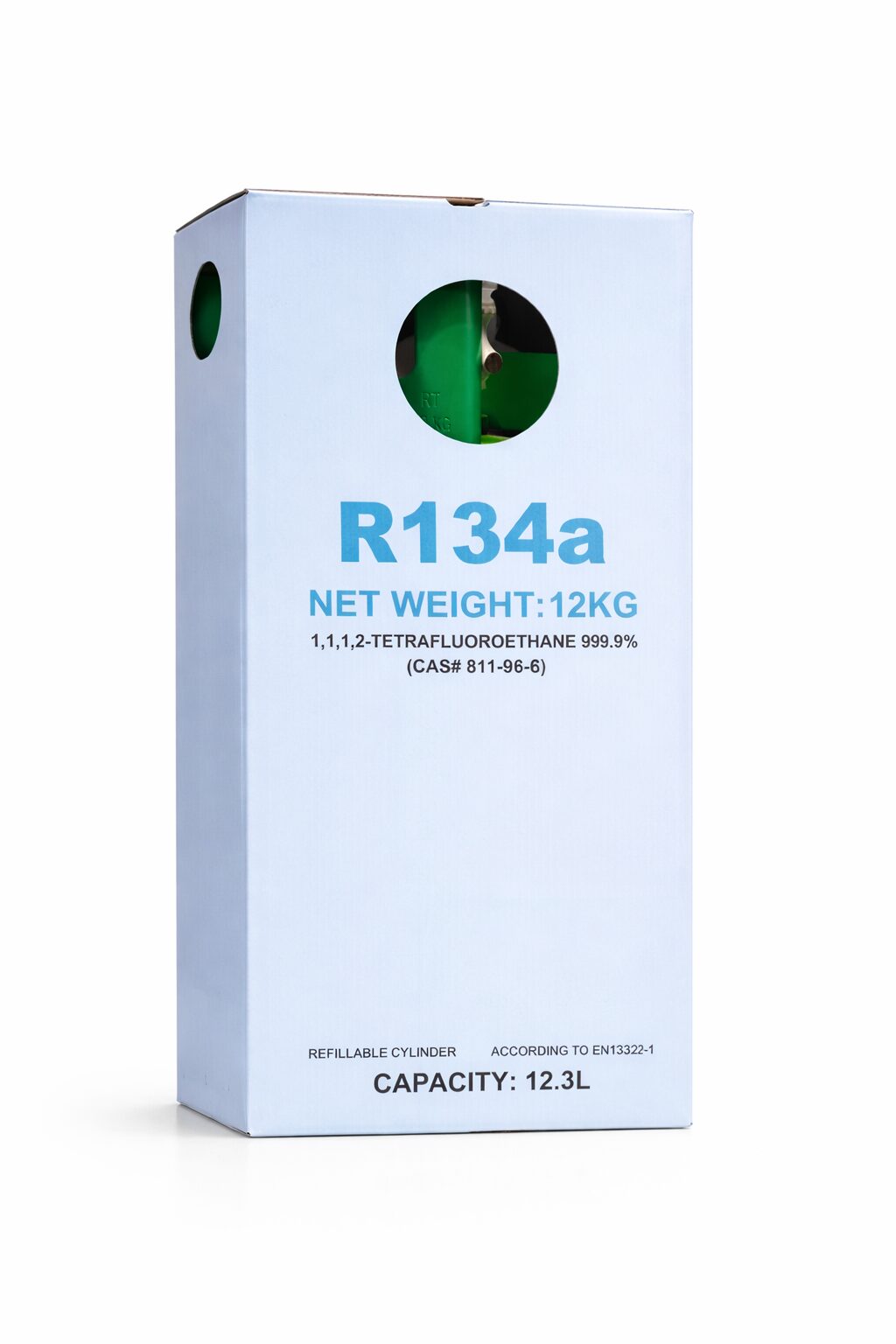 R134a kylmäaine, 12 kg pullo – kuva 2