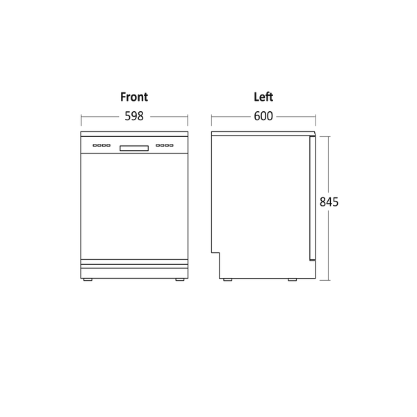 Scandomestic DWF1444WD Astianpesukone – kuva 4