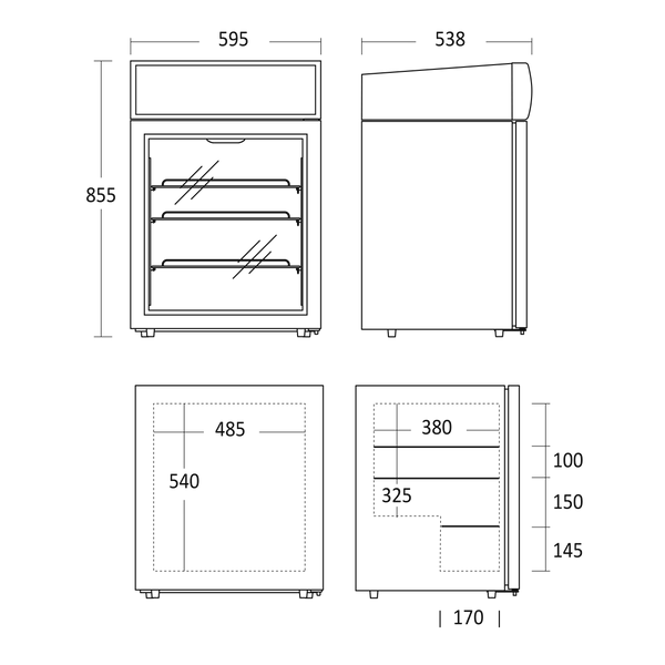Scandomestic SD 92 E Pakastekaappi – kuva 1