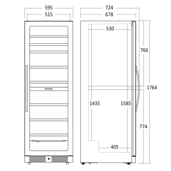 Scandomestic SV 124 B Viinikaappi – kuva 4