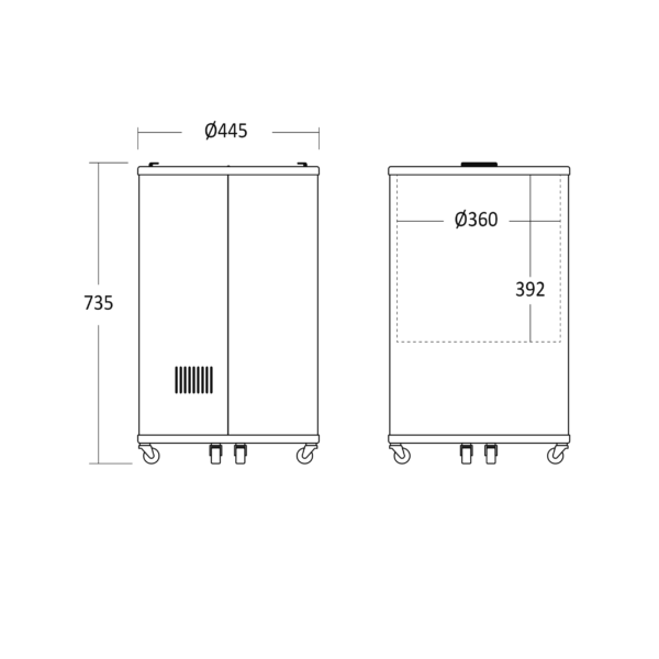 Scandomestic TK 42 BE Tynnyrijääkaappi – kuva 1