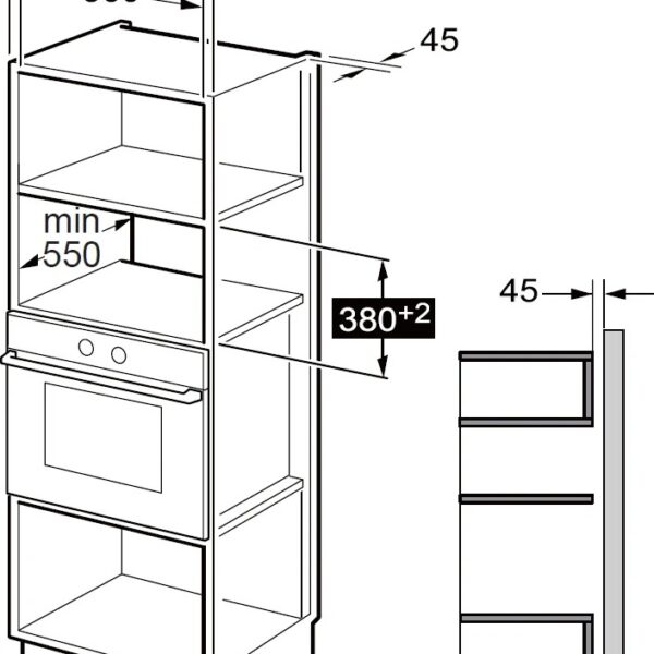 De Dietrich DMG2121BB Mikroaaltouuni – kuva 2