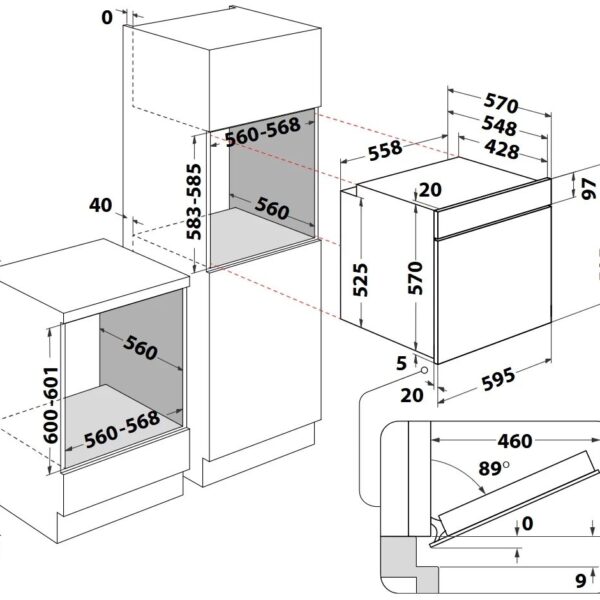 Indesit IOK55CB Uuni – kuva 5