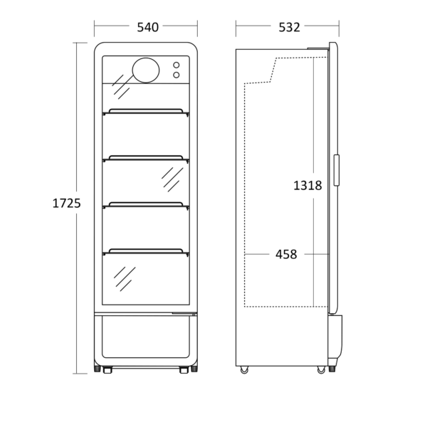 Scandomestic DC280BD Pullokaappi – kuva 3