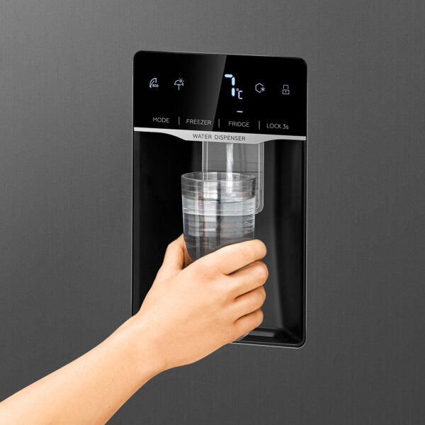 Bomann SBS7367DIX Side-by-side jääkaappi – kuva 2