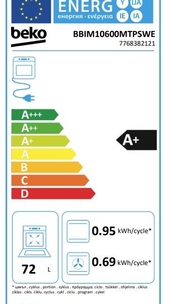 Beko MBBIM10600MTPSWE Uuni – kuva 1