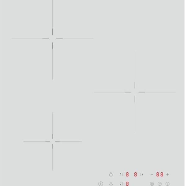 Induction hob Schlosser, white