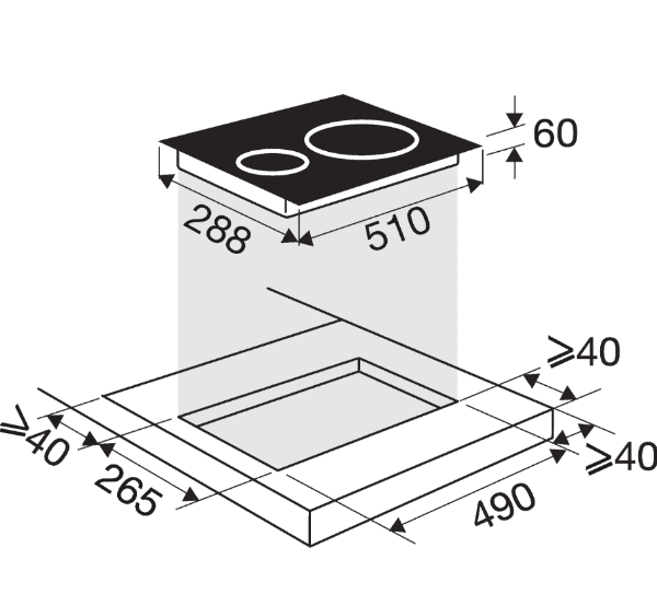 Brandt BPI1621UB Induktioliesitaso – kuva 3
