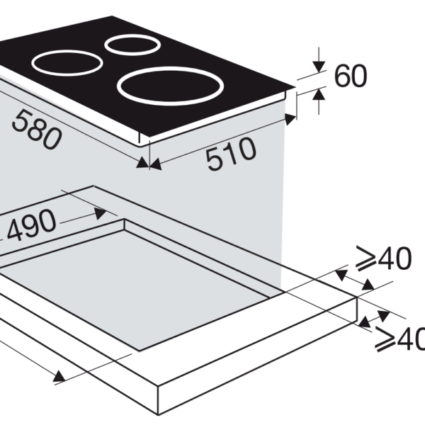 Brandt BPI1638UW Induktioliesitaso – kuva 2