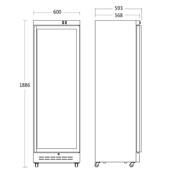 Scandomestic DC389WD Kylmäkaappi – kuva 1