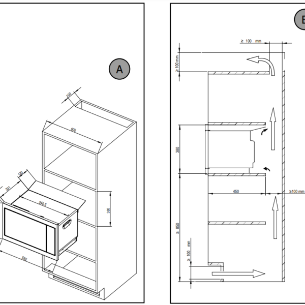 De Dietrich DME4310H Mikroaaltouuni – kuva 3