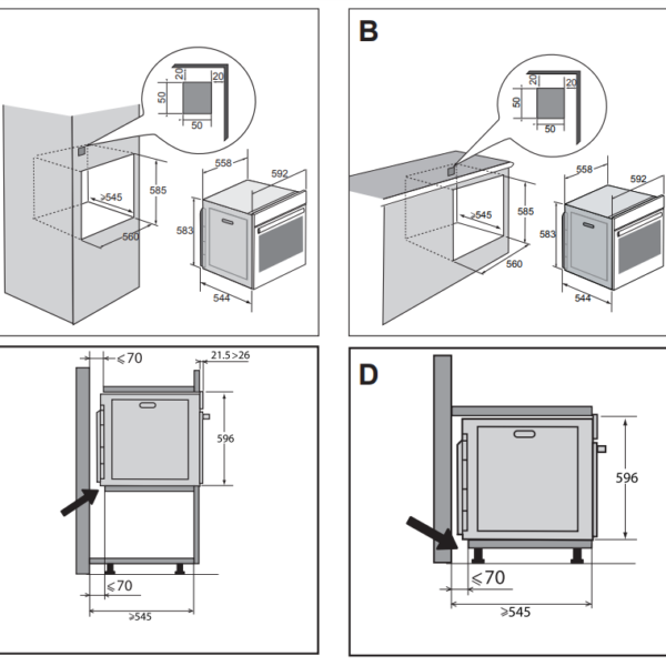 Built in oven De Dietrich – kuva 5