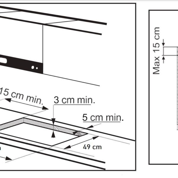 De Dietrich DPG3301B Kaasuliesitaso – kuva 1