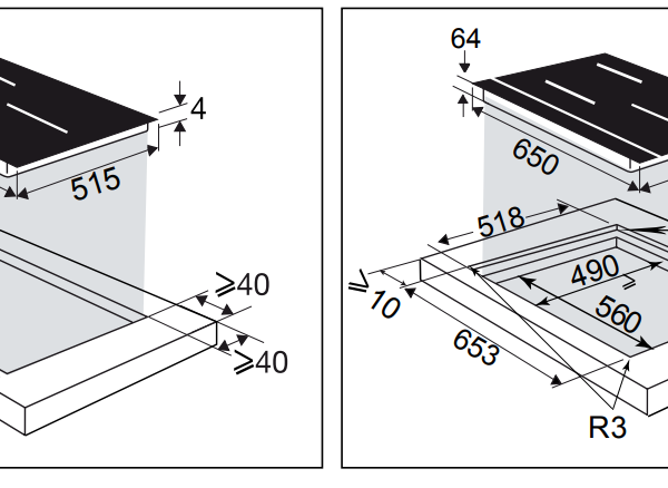 De Dietrich DPI4300B Induktioliesitaso – kuva 1