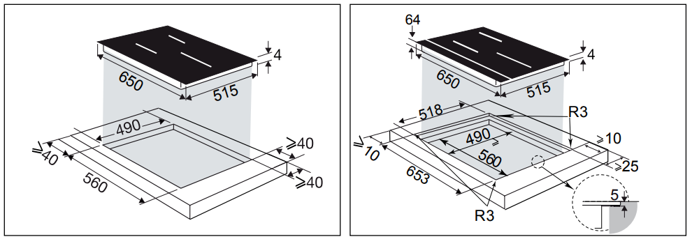 De Dietrich DPI4431H Induktioliesitaso – kuva 1