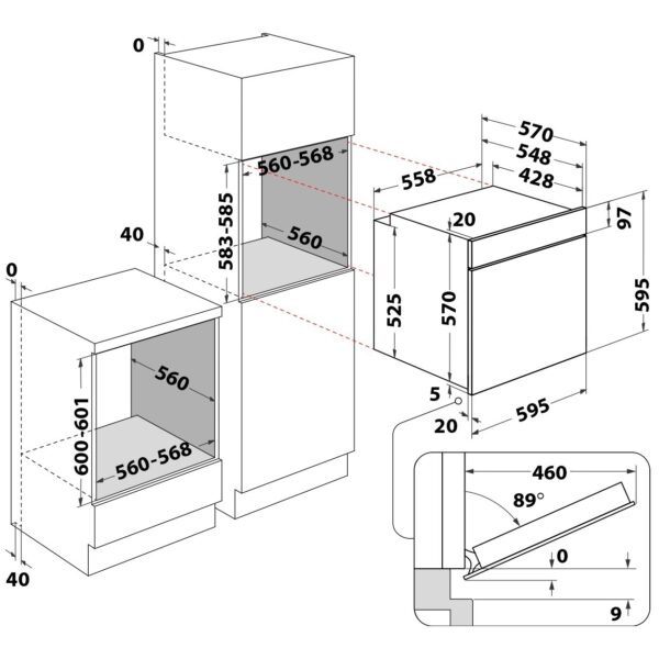 Indesit IFW65Y0JBL Uuni – kuva 2