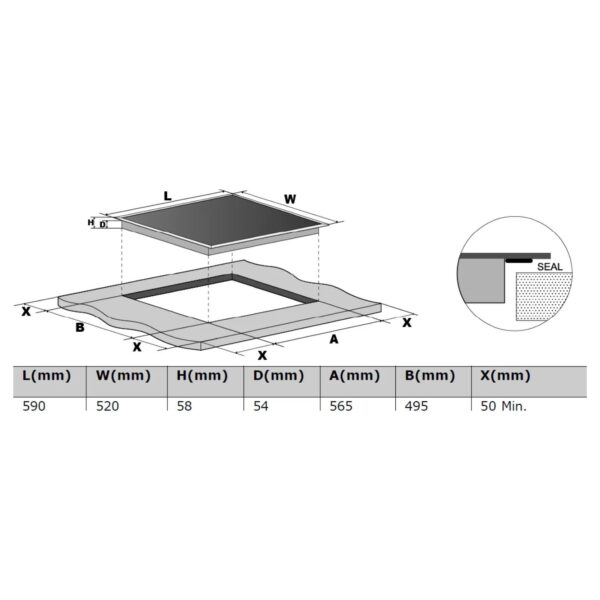 Kluge KPI6032B Induktioliesitaso – kuva 2