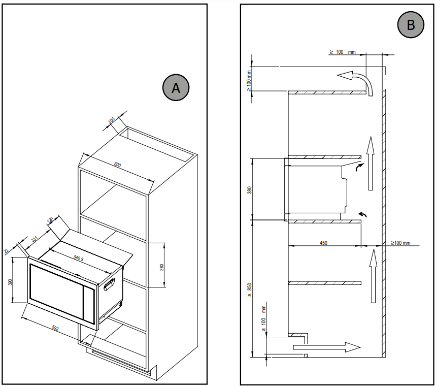 De Dietrich DME4310B Mikroaaltouuni – kuva 1