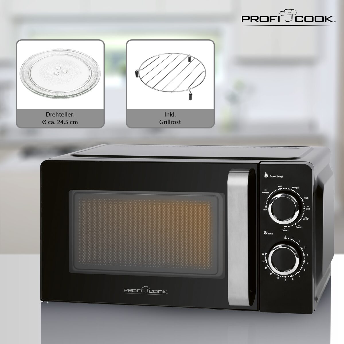 Proficook MWG1208 Mikroaaltouuni – kuva 3