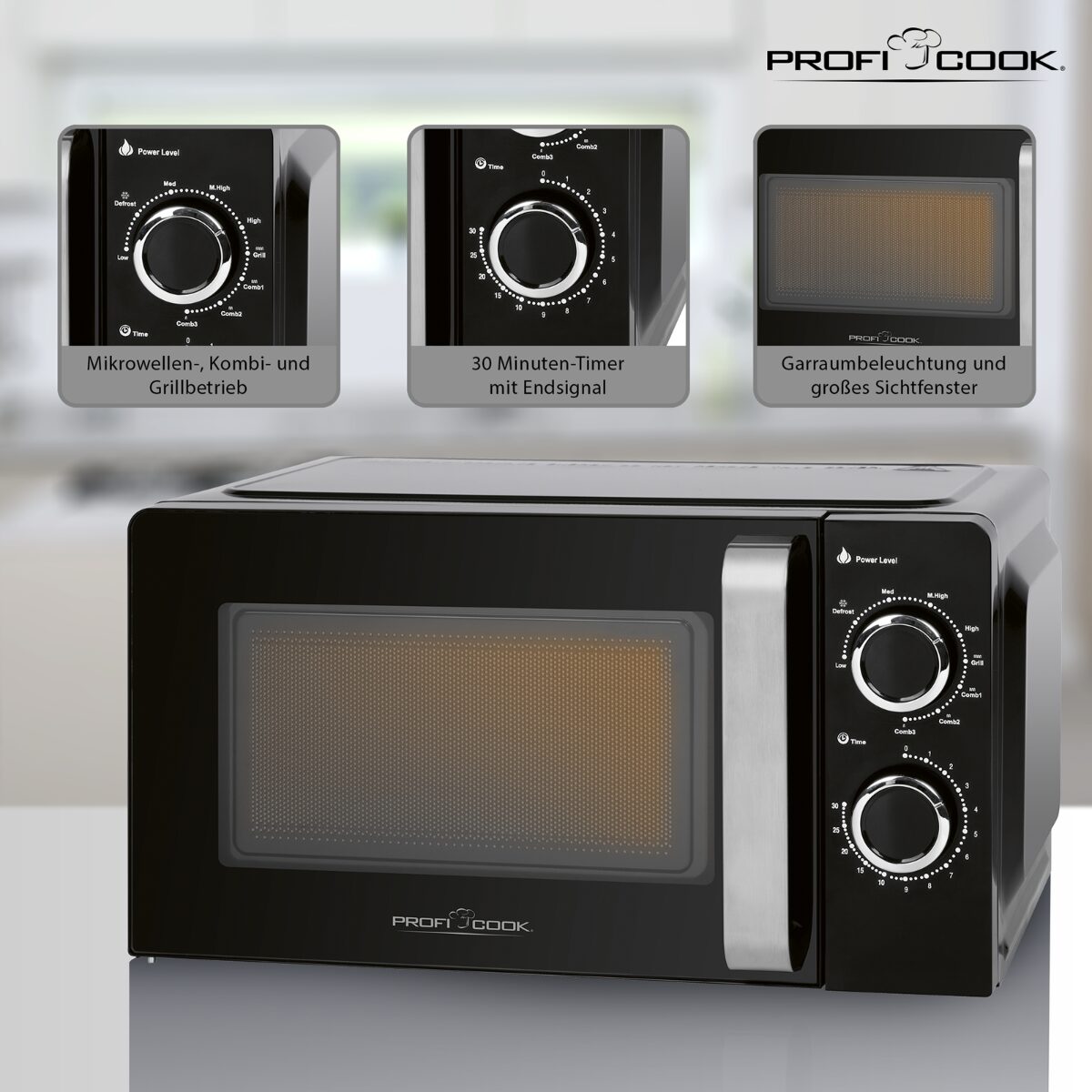 Proficook MWG1208 Mikroaaltouuni – kuva 2