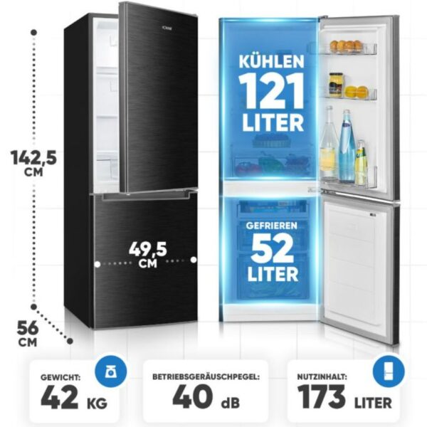 Bomann KG7359SIX Jääkaappipakastin – kuva 6