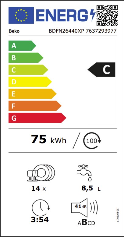 Beko BDFN26440XP Astianpesukone – kuva 8