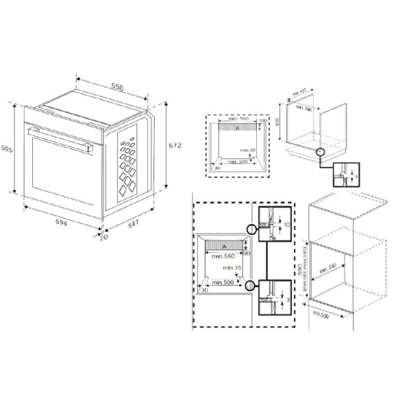 Beko BBIE13300XC Uuni – kuva 2