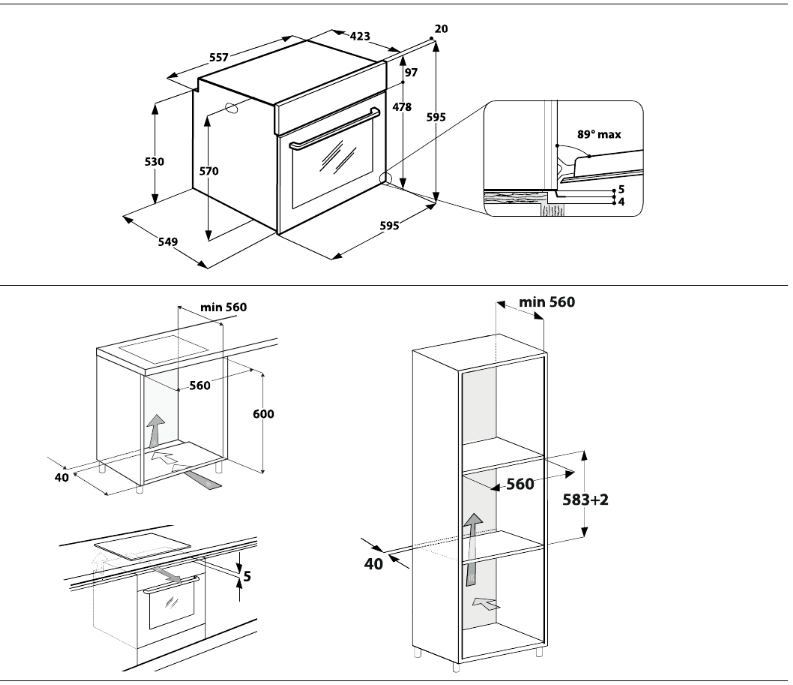 Beko BBIS7301KSBD Uuni – kuva 2