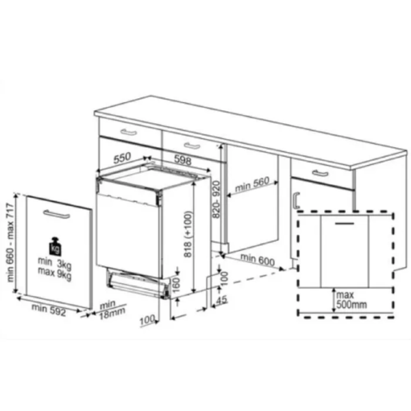 Beko BDIN36535 Integroitava astianpesukone – kuva 2