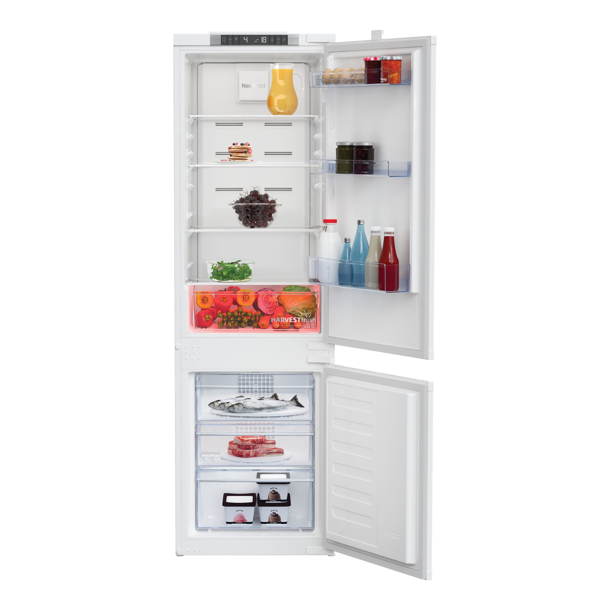 Beko BCNA254E43SN Integroitava Jääkaappipakastin – kuva 3