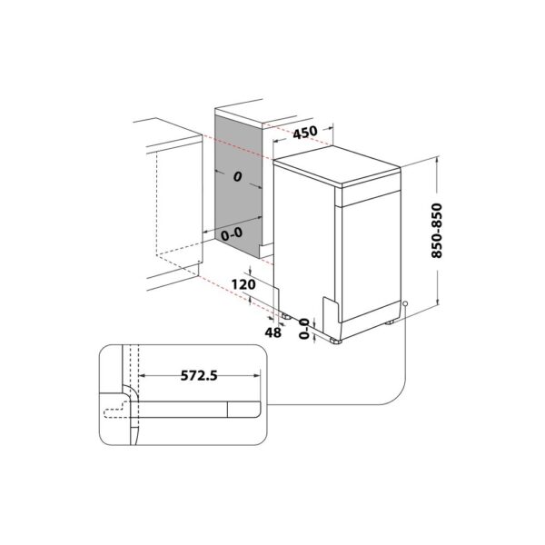 Indesit IN2FD10CS70W Astianpesukone – kuva 1