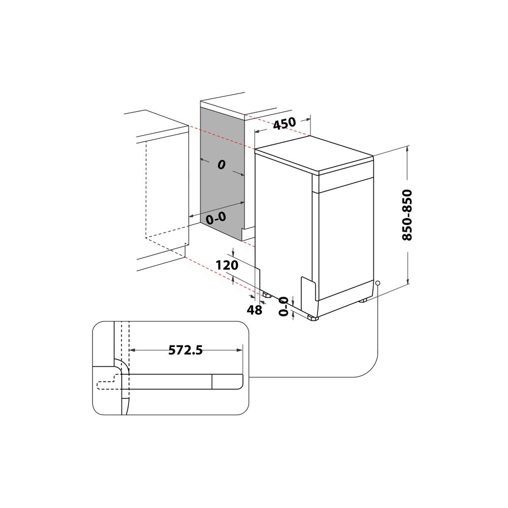 Indesit IN2FD10CS70W Astianpesukone – kuva 1