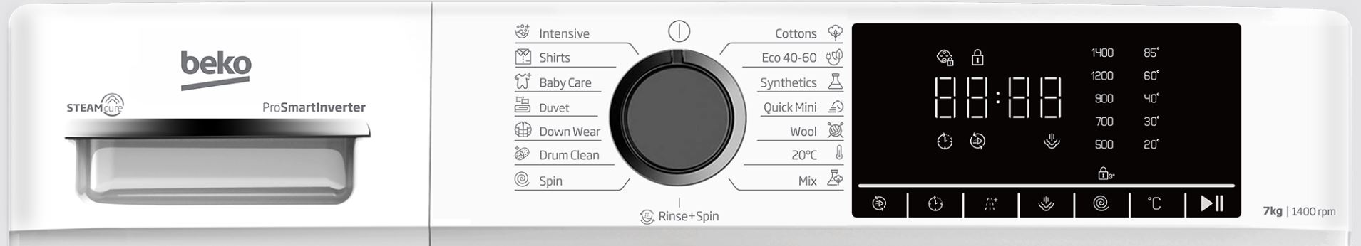 Beko B1WFM2741WBEE Pyykinpesukone – kuva 4