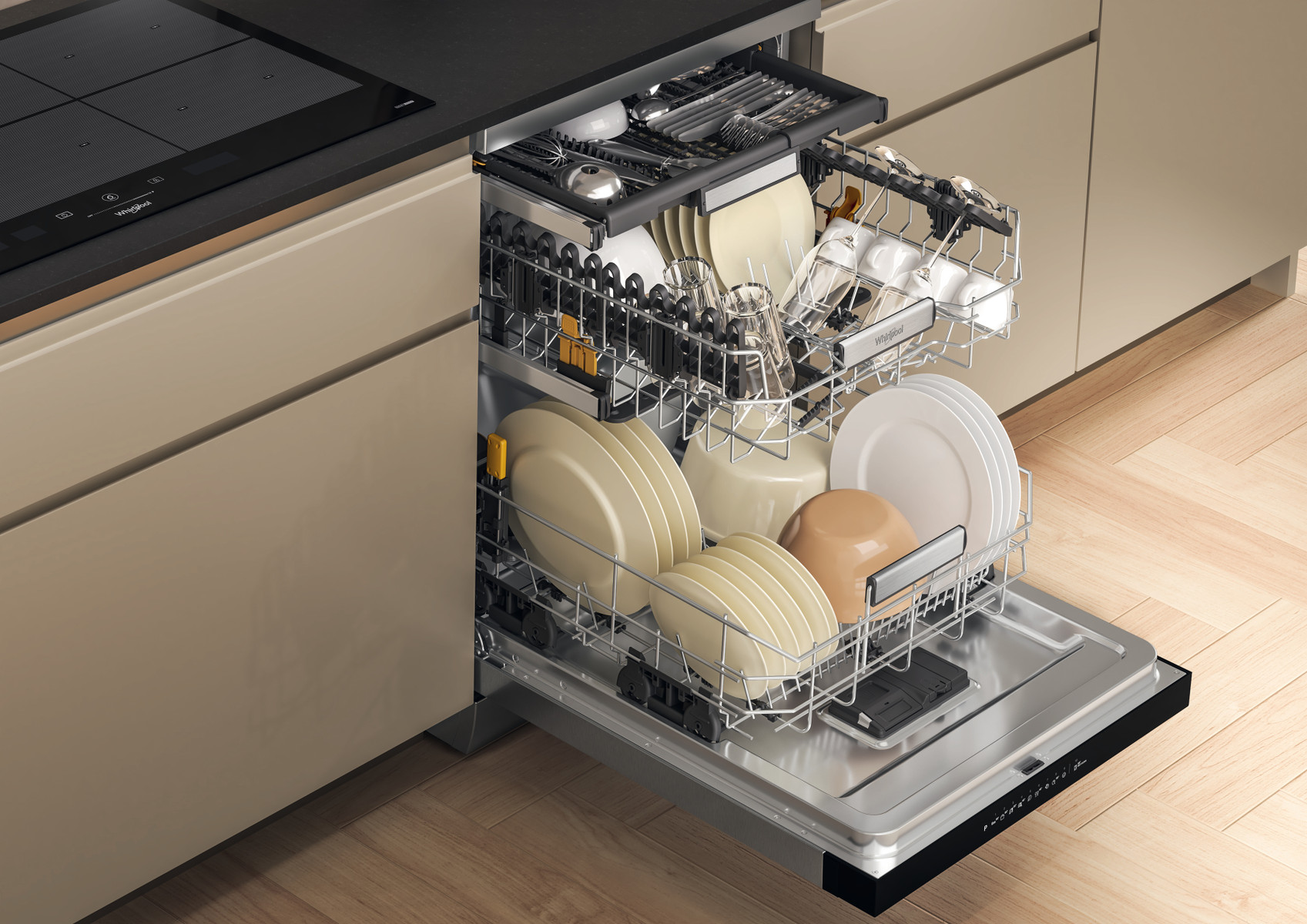 Whirlpool W7FHP43X Astianpesukone – kuva 2
