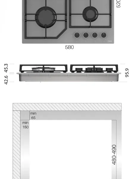Gas hob Kluge - Image 4