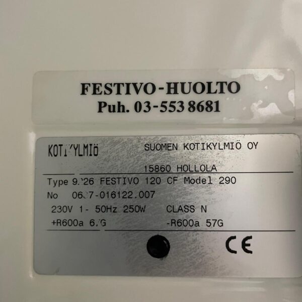 Festivo 120 cf kylmiöpakastin – kuva 4