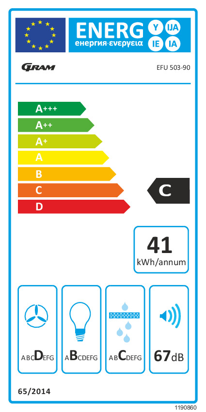 Gram LIESITUULETTIMET EFU 503 90 – kuva 2